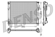 DRM23095 Chladič, chlazení motoru DENSO