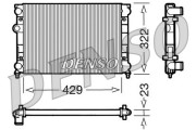 DRM32007 Chladič, chlazení motoru DENSO