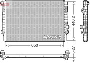 DRM32049 Chladič, chlazení motoru DENSO