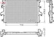 DRM32055 Chladič, chlazení motoru DENSO