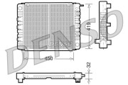 DRM33002 Chladič, chlazení motoru DENSO