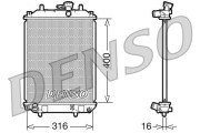 DRM35001 Chladič, chlazení motoru DENSO