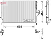 DRM37001 Chladič, chlazení motoru DENSO