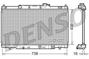 DRM40011 Chladič, chlazení motoru DENSO