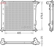 DRM41031 Chladič, chlazení motoru DENSO