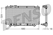 DRM44001 Chladič, chlazení motoru DENSO