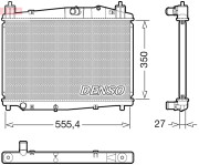 DRM44046 Chladič, chlazení motoru DENSO