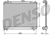 DRM45008 Chladič, chlazení motoru DENSO