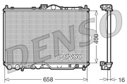 DRM45011 Chladič, chlazení motoru DENSO