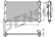 DRM45023 Chladič, chlazení motoru DENSO