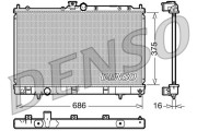 DRM45025 Chladič, chlazení motoru DENSO