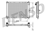 DRM46003 Chladič, chlazení motoru DENSO