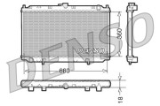 DRM46011 Chladič, chlazení motoru DENSO