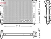 DRM46076 Chladič, chlazení motoru DENSO