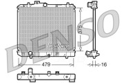 DRM47004 Chladič, chlazení motoru DENSO