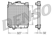 DRM47006 Chladič, chlazení motoru DENSO