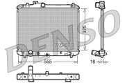 DRM47007 Chladič, chlazení motoru DENSO