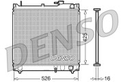 DRM47015 Chladič, chlazení motoru DENSO