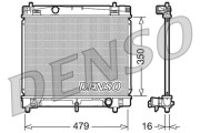 DRM50008 Chladič, chlazení motoru DENSO