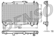 DRM50015 Chladič, chlazení motoru DENSO