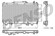 DRM50017 Chladič, chlazení motoru DENSO