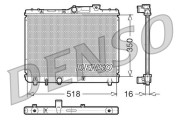 DRM50029 Chladič, chlazení motoru DENSO