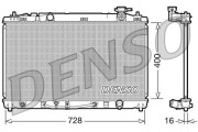 DRM50042 Chladič, chlazení motoru DENSO