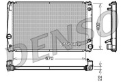 DRM50052 Chladič, chlazení motoru DENSO