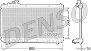 DRM50061 Chladič, chlazení motoru DENSO