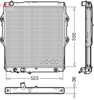 DRM50084 Chladič, chlazení motoru DENSO