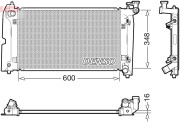 DRM50111 Chladič, chlazení motoru DENSO