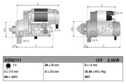 DSN2111 Startér DENSO