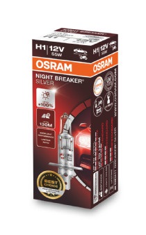 64150NBS Zarovka, dalkovy svetlomet NIGHT BREAKER® SILVER ams-OSRAM