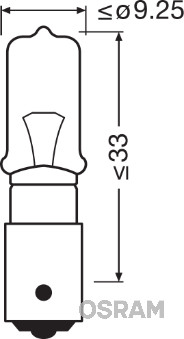 64138 OSRAM Žárovka H21W (řada ORIGINAL - METAL BASE) | 24V 21W | 64138 ams-OSRAM