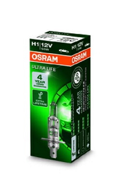 64150ULT OSRAM Žárovka H1 (řada ULTRA LIFE) | 12V 55W | 64150ULT ams-OSRAM