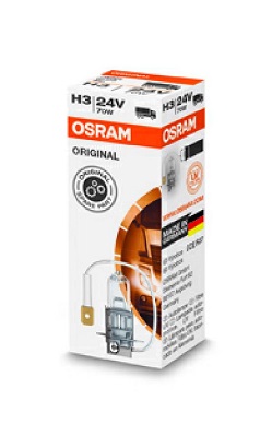 64156 OSRAM Žárovka H3 (řada ORIGINAL LINE) | 24V 70W | 64156 ams-OSRAM