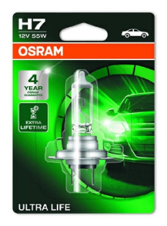 64210ULT-01B OSRAM Žárovka H7 (řada ULTRA LIFE) | 12V 55W | 64210ULT-01B ams-OSRAM