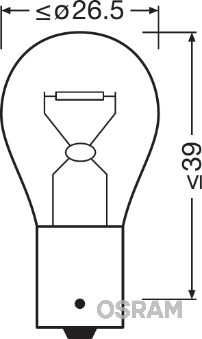 7529 Zarovka, blikac ORIGINAL ams-OSRAM