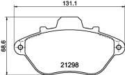 MDB1454 Sada brzdových destiček, kotoučová brzda MINTEX