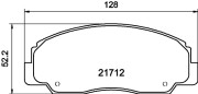 MDB1436 Sada brzdových destiček, kotoučová brzda MINTEX