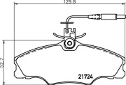 MDB1731 Sada brzdových destiček, kotoučová brzda MINTEX