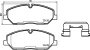 MDB3906 Sada brzdových destiček, kotoučová brzda MINTEX