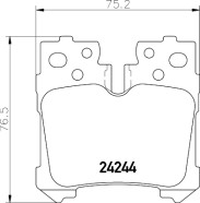 MDB2760 Sada brzdových destiček, kotoučová brzda MINTEX