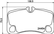 MDB2940 Sada brzdových destiček, kotoučová brzda MINTEX