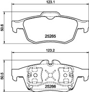 MDB3210 Sada brzdových destiček, kotoučová brzda MINTEX