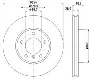 MDC1202 Brzdový kotouč MINTEX