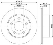 MDC2752C Brzdový kotouč MINTEX