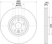 MDC2906C Brzdový kotouč MINTEX