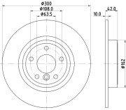 MDC2911C Brzdový kotouč MINTEX