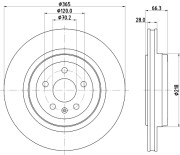 MDC2940C Brzdový kotouč MINTEX